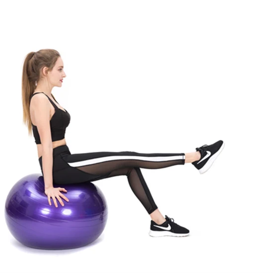 Ballon de Yoga en Stock personnalisé, 90cm, exercice, Pilates, gymnastique, Fitness